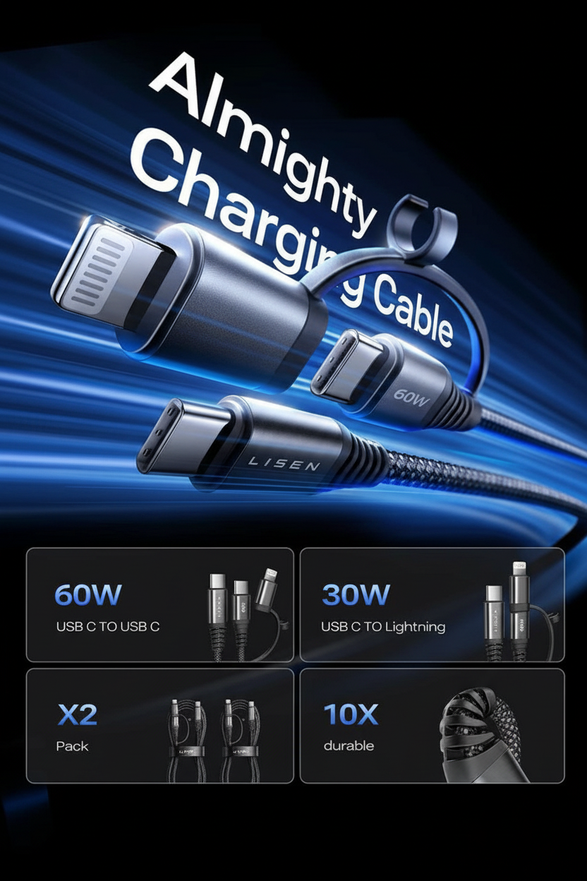 كابل الشحن الاحترافي