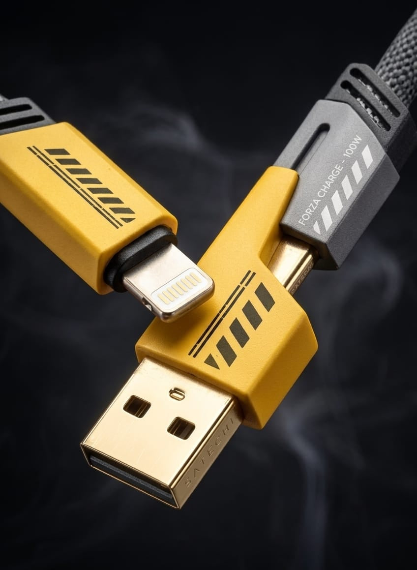 Volt Cable Pro  USB-C  Lightning 4*1