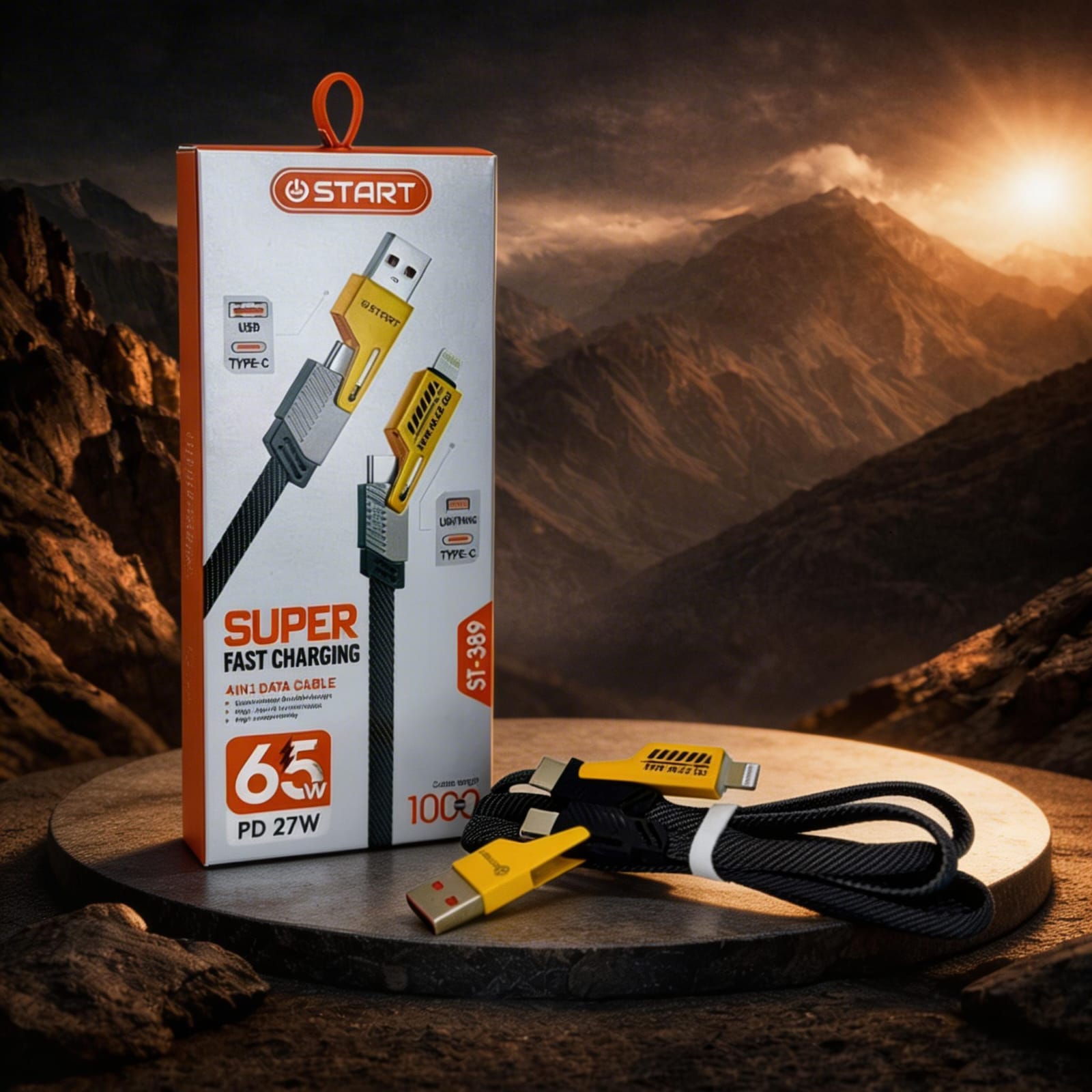 Volt Cable Pro  USB-C  Lightning 4*1